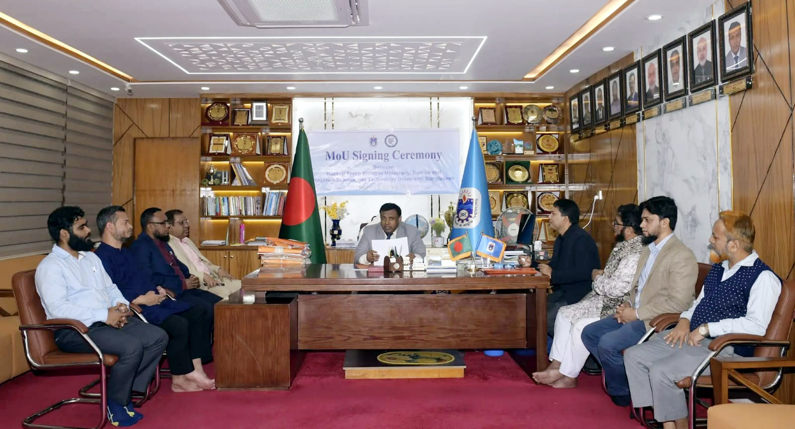 নোবিপ্রবির সঙ্গে তুরস্কের রিসেপ তাইয়েপ এরদোয়ান বিশ্ববিদ্যালয়ের সমঝোতা স্মারক স্বাক্ষর