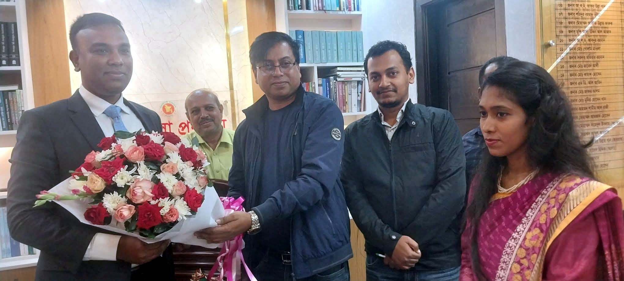 কোম্পানীগঞ্জে নতুন ইউএনও হিসেবে মো. মাসুদুর রহমানের যোগদান